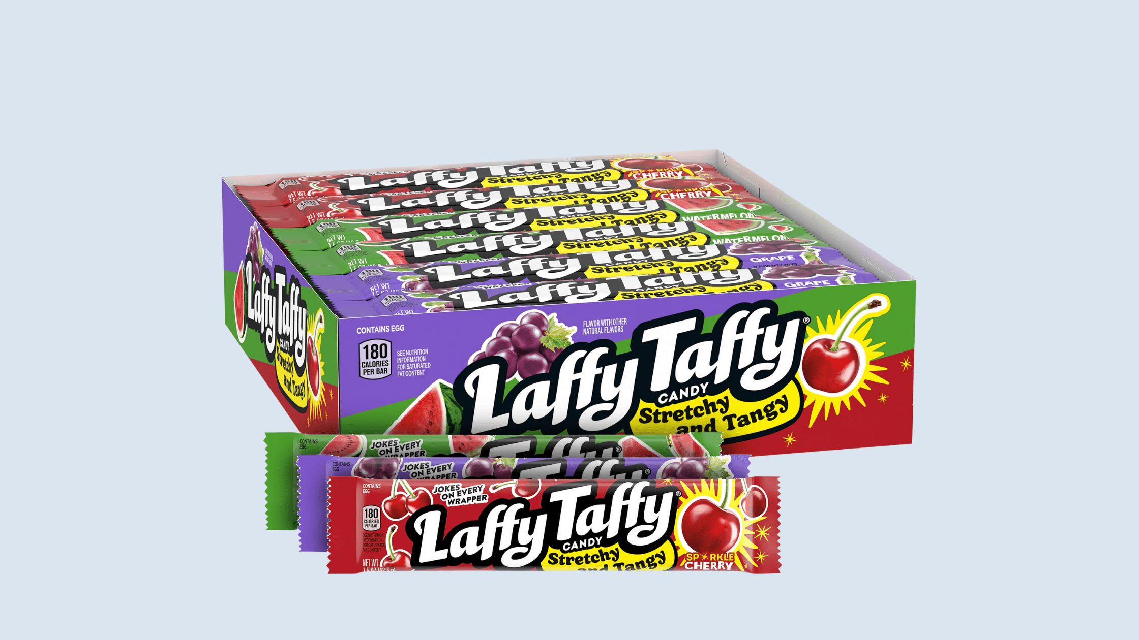 Sparkle Cherry Laffy Taffy